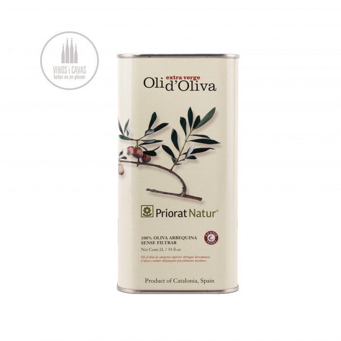 Priorat Natur extra virgin arbequina olijfolie 1 Ltr