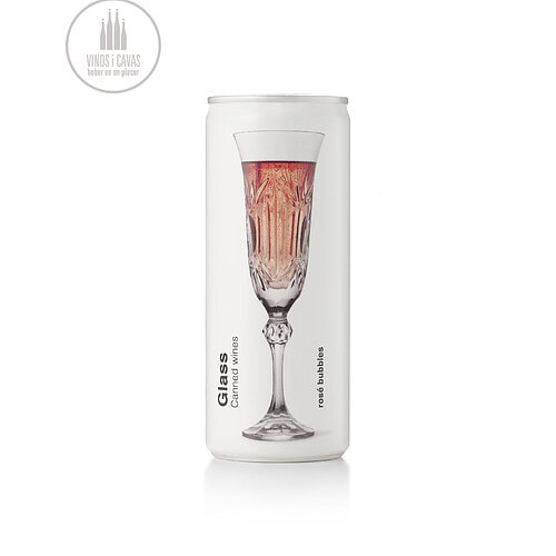 Glass Rosé Cava